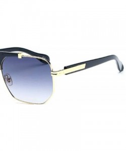 Aviator Stylish metal frame material- ladies coated sunglasses retro sunglasses - C - C618S6CK3NE $45.52