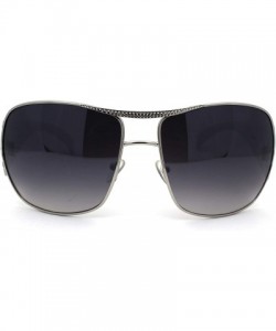 Butterfly Womens Thick Temple Animal Print Diva Oversize Butterfly Sunglasses - Zebra - CC195R42INH $9.36