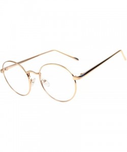 Round Round Retro Small Circle Tint & Mirror Colored Lens 43-55 mm Sunglasses Metal - Round_071_55mm_gold_rose - CY189CGUX5L ...