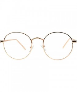 Round Round Retro Small Circle Tint & Mirror Colored Lens 43-55 mm Sunglasses Metal - Round_071_55mm_gold_rose - CY189CGUX5L ...