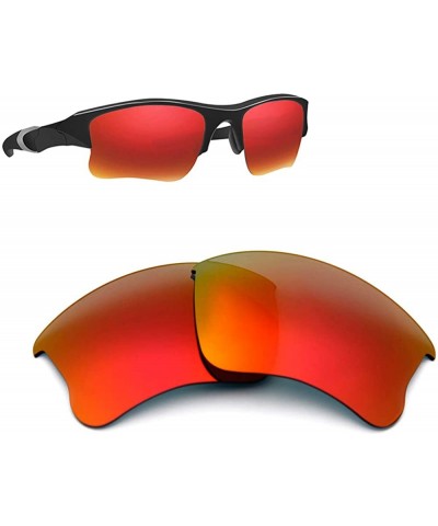 Sport Polarized Replacement Lenses Flak Jacket XLJ Sunglasses OO9009 - Options - Fire Red - CI18YDOCET8 $9.81