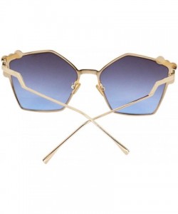 Square Womens Oversized Pearl Rhinestone Sunglasses Stylish Design Eyewear - C7 - CA18ZXK29SE $14.38