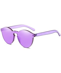 Cat Eye Sunglasses for Men Women Cat Eye Sunglasses Candy Color Sunglasses Retro Glasses Eyewear Integrated Sunglasses - C018...