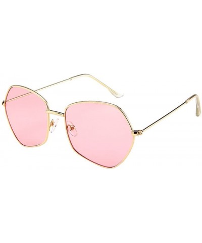 Square Sunglasses Oversize Geometric Polarized - A - CR199SD4QYQ $10.81