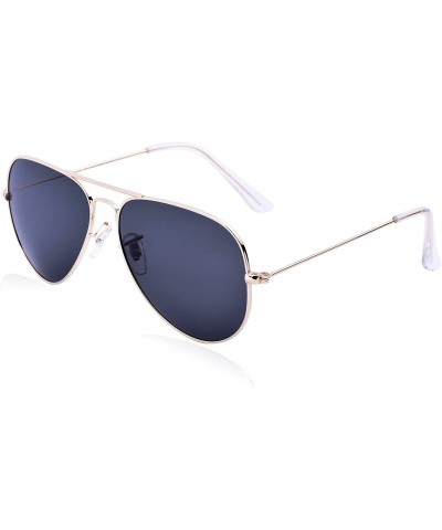 Aviator Aviator Polarized Sunglasses for Women Sun 3025 Shades Men with Case UV400 Protection - Black - CQ189SIC5TT $11.54