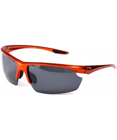 Round The Loca - Lightweight Polarized Sunglasses - Orange - CJ12CVJ0HHZ $47.57