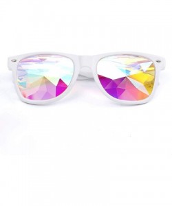 Round Fashion Oversized Round Sunglasses Men Women's Vintage Retro Mirror Glasses - White - C618RMAE0HN $21.85