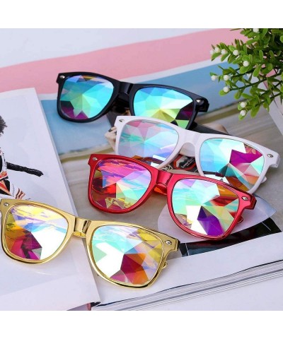 Round Fashion Oversized Round Sunglasses Men Women's Vintage Retro Mirror Glasses - White - C618RMAE0HN $9.71