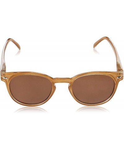 Round Boho Round Reading Sunglasses - Amber - C917WWXNCO0 $49.73