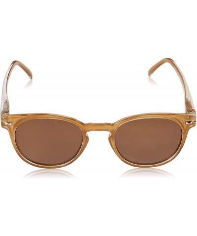 Round Boho Round Reading Sunglasses - Amber - C917WWXNCO0 $29.26