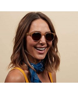 Round Boho Round Reading Sunglasses - Amber - C917WWXNCO0 $49.73