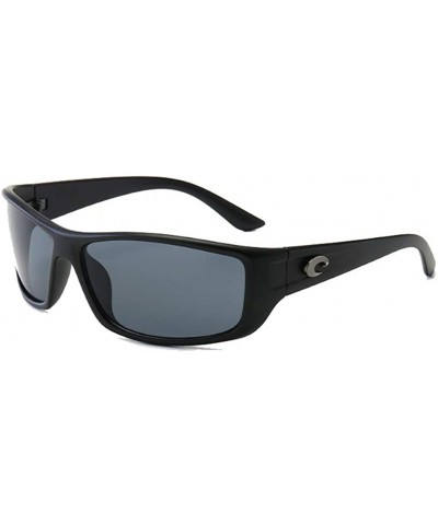 Goggle Men's Sports Sunglasses Outdoor Driving and Riding Sunglasses Anti-Ultraviolet - Black-grey - CY18Y96UDE5 $27.98