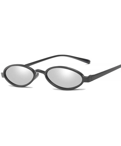 Goggle Sunglasses Fashion Sunglasses Retro Round Small Frame Sunglasses Men's And Women's Sunglasses - C218TKL97ZQ $11.44