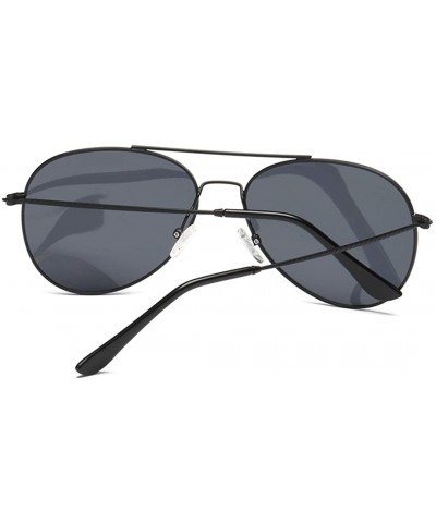 Oversized Unisex Retro Alloy Sunglasses Men Polarized UV400 - C6 - C118M3MCTZT $71.25
