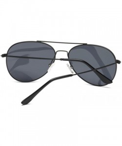 Oversized Unisex Retro Alloy Sunglasses Men Polarized UV400 - C6 - C118M3MCTZT $71.25