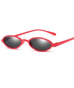 Goggle Sunglasses Fashion Sunglasses Retro Round Small Frame Sunglasses Men's And Women's Sunglasses - C218TKL97ZQ $11.44