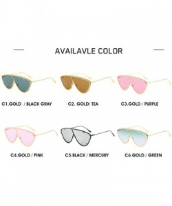 Oversized Fashion Sunglasses Design glasses Unisex - Pink - CS18UEYDNGO $9.26