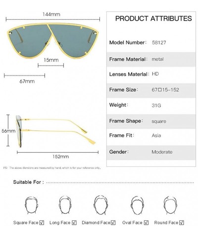 Oversized Fashion Sunglasses Design glasses Unisex - Pink - CS18UEYDNGO $9.26