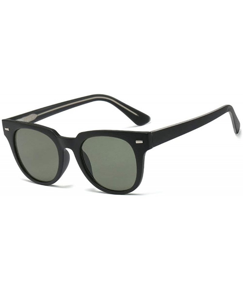 Square 2020 New Mi Pin Women's CP Mirror Leg Bend Fashion Brand Designer Sunglasses UV400 - Sand Black - CU1934DQZ2O $11.99