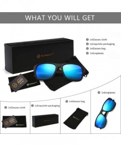 Aviator Lightweight Vintage Polarized Sunglasses for Women Men UV400 Retro Style - CA18L83NZLY $15.26