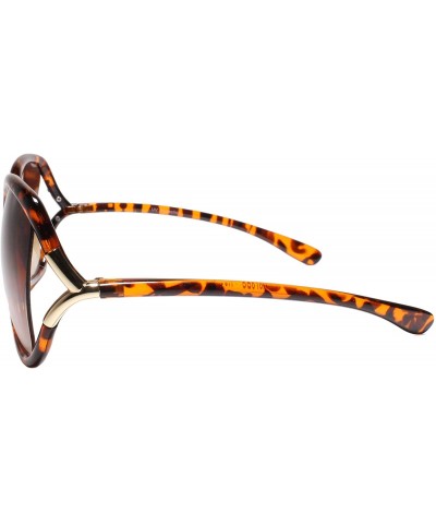 Oversized Womens Oversized Designer Retro Fashion Tortoise Bifocal 1.50 Reading Sunglasses - CM195CUYZ3H $15.13