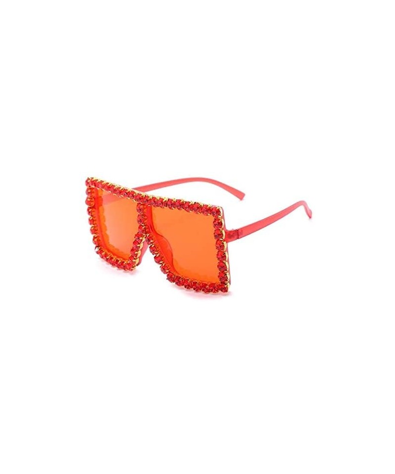 Square Vintage Sunglasses Oversize PinkDiamond - C64 Reddiamond - CP198AAXEX0 $32.97