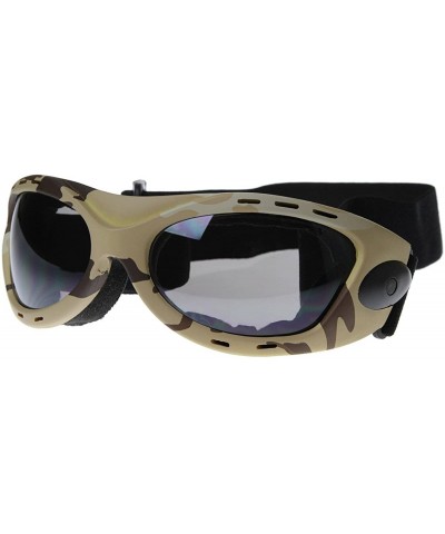 Goggle Large Active Sports Goggles Protective Camouflauge Eyewear with Adjustable Strap (Desert) - CK116NLAST9 $31.16
