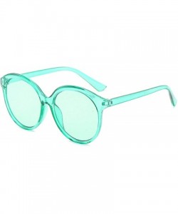 Rimless Vintage Classic Retro Sunglasses for women metal Resin UV400 Sunglasses - Green - CI18SARC6Z5 $17.02