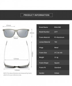 Rectangular Retro Polarized Sun- Rectangular Full-Frame Driving C8 - CW195ZZKQI5 $26.35