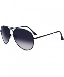 Oversized C Moore Full Reader Aviator Sunglasses for Women and Men NOT BIFOCALS - Black - CL1953C20UR $17.80