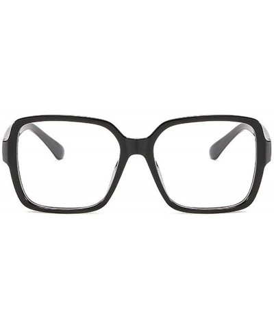 Square Vintage Oversized Square Nearsighted Transition Glasses Women Fashion New Myopia Photochromic Sunglasses for Men - CF1...