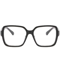 Square Vintage Oversized Square Nearsighted Transition Glasses Women Fashion New Myopia Photochromic Sunglasses for Men - CF1...