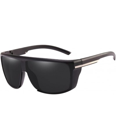 Sport Driving Outdoors Sport Eyewear Sunproof Windproof Sunglasses for Mens Boys - Black - C118CGOT5NG $9.51