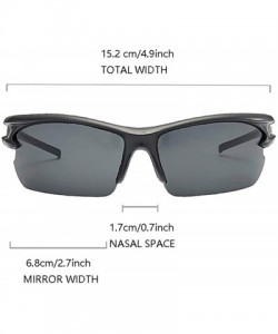 Sport 3 Pieces Sunglasses Men's Windproof Sunglasses Rectangular Sunglasses - White - CH194LECXLR $8.88