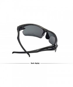 Sport 3 Pieces Sunglasses Men's Windproof Sunglasses Rectangular Sunglasses - White - CH194LECXLR $8.88