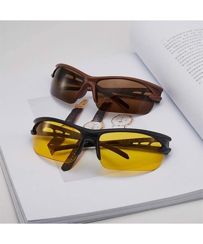 Sport 3 Pieces Sunglasses Men's Windproof Sunglasses Rectangular Sunglasses - White - CH194LECXLR $8.88