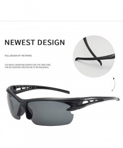 Sport 3 Pieces Sunglasses Men's Windproof Sunglasses Rectangular Sunglasses - White - CH194LECXLR $8.88