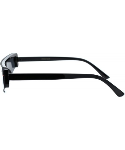 Shield Shield Robotic Exposed Mirror Lens Plastic Sunglasses - Black Red Black - CW18WRDGI2N $13.33