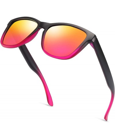 Square Square Polarized Sunglasses for Men Women- Designer lightweight Retro Mens Womens Sunglasses UV protection - CG18S090X...