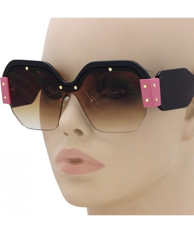 Large Oversized Ladies Women Sunglasses Trendy Candy Color Designer ...