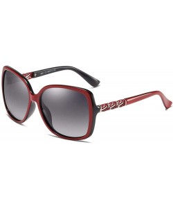 Aviator Polarized sunglasses Large frame of Polarized Sunglasses - B - CO18QNC3HR3 $34.84