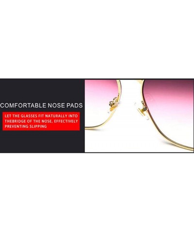 Aviator Fashion new sunglasses- ladies coated sunglasses retro sunglasses - E - CV18S5C9L7R $40.81