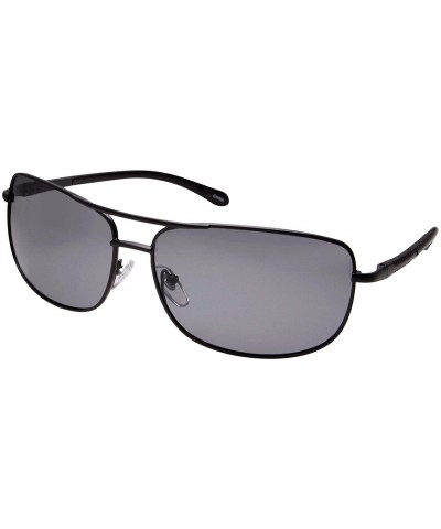 Aviator 1 Pc Polarized Classic Retro Metal Aviator's Vintage Designer Sunglasses - Choose Color - Black - CS18NKK6XER $19.31