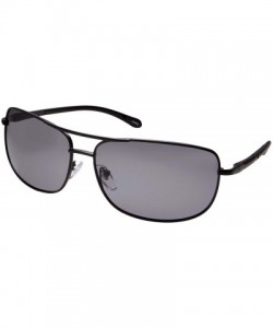 Aviator 1 Pc Polarized Classic Retro Metal Aviator's Vintage Designer Sunglasses - Choose Color - Black - CS18NKK6XER $19.31