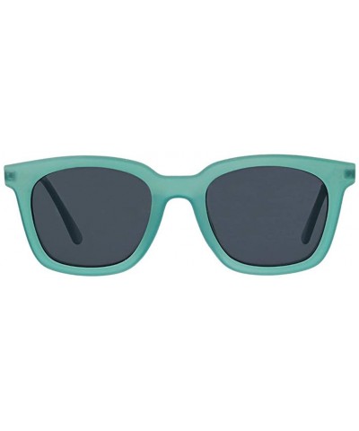 Square Women's Endless Summer Polarized Square Sunglasses - Turquoise/Gold - 49 mm 0 - CA18OI7EOH4 $29.13