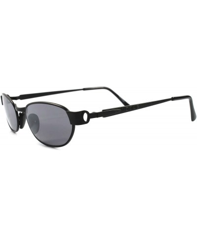 Rectangular Classic Vintage Retro 80s 90s Urban Fashion Mens Black Rectangle Sunglasses - C0180245RKQ $10.48