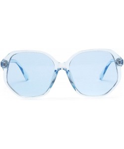 Oversized Vintage Polarized Sunglasses- REYO Square Frame Shades Sunglasses Integrated UV Glasses For Men/Women - C - CS18NUD...