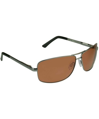 Square HD Aviator Polarized Sunglasses Men Women Anti Glare Blue Light Blocking - Square Aviator Gunmetal - CO18DNLL762 $25.22