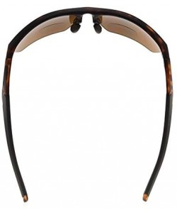 Rimless Retro Mens Womens Sports Half-Rimless Bifocal Sunglasses - Matte Tortoise - CB189AIUQEE $12.60