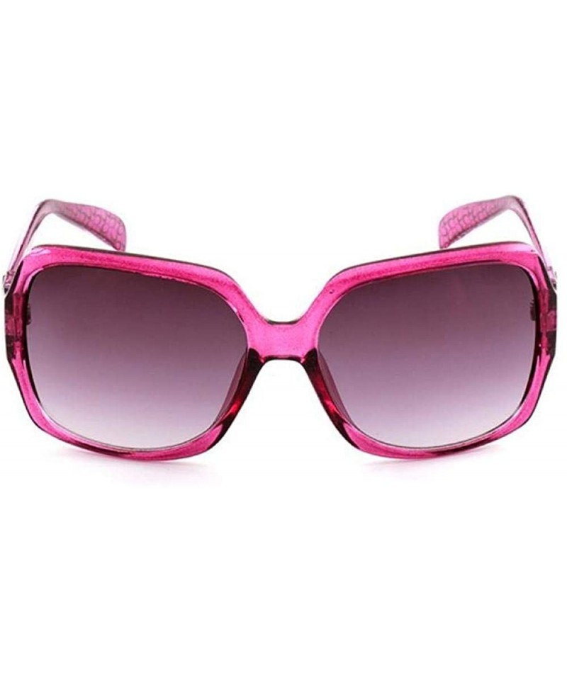 Aviator Fashion Big Box Sunglasses Unisex Personality Sunglasses - CR18X7N237H $32.04